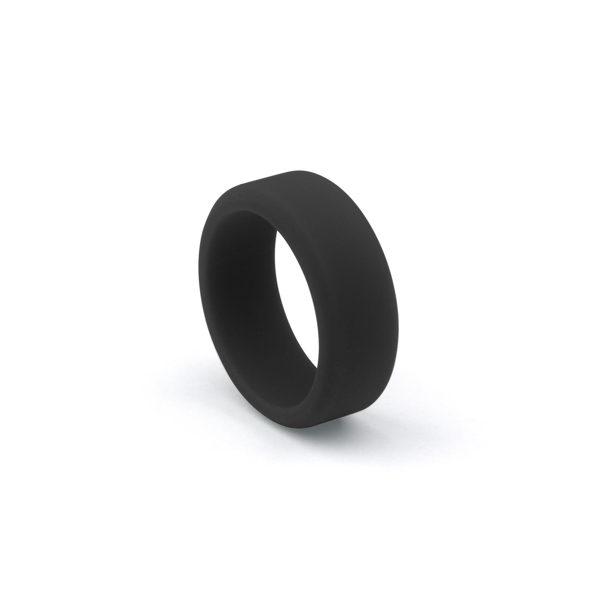 matte black silicone wedding ring