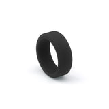 matte black silicone wedding ring