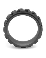 Side view of black men's spinner ring
