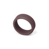 metallic bronze rubber wedding band