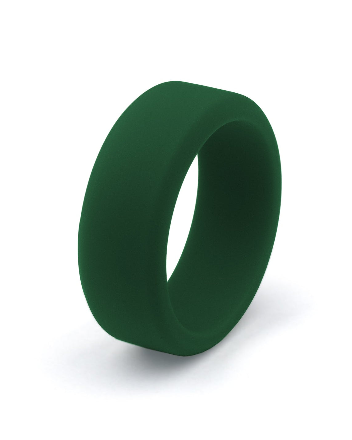 forest green silicone ring 8mm