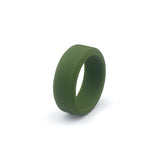 khaki silicone ring 8mm