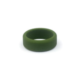 men's silicone wedding ring in khaki