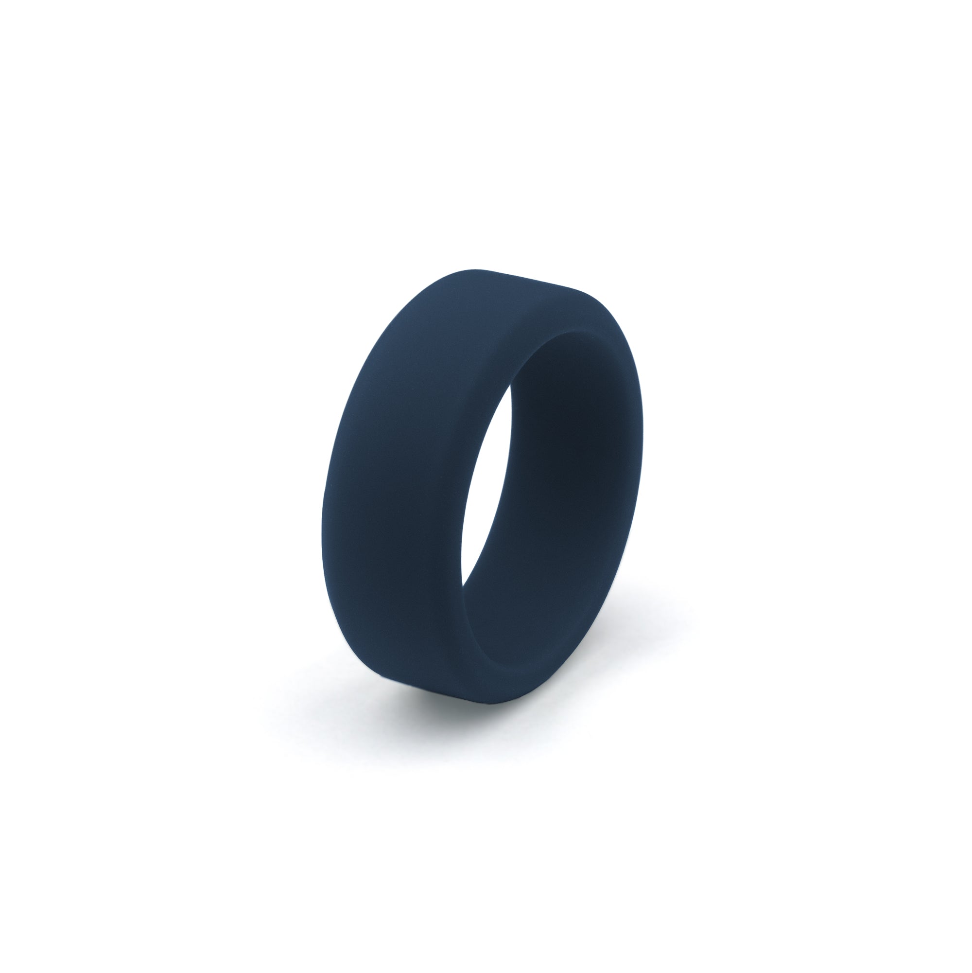 navy silicone ring 8mm