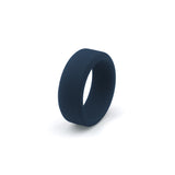 navy silicone ring 8mm