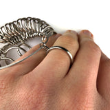 Jewellery ring sizer on a table, easy to measure finger sizes