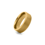 comfort fit gold titanium band wide
