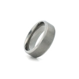 comfort fit titanium band 8mm silver