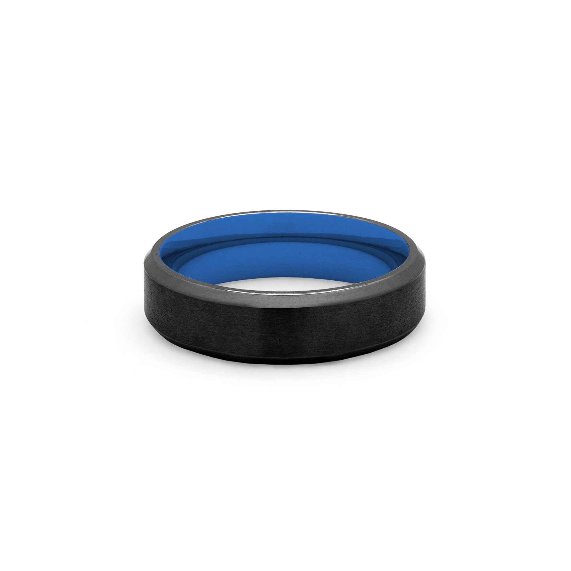 titanium rings for men black