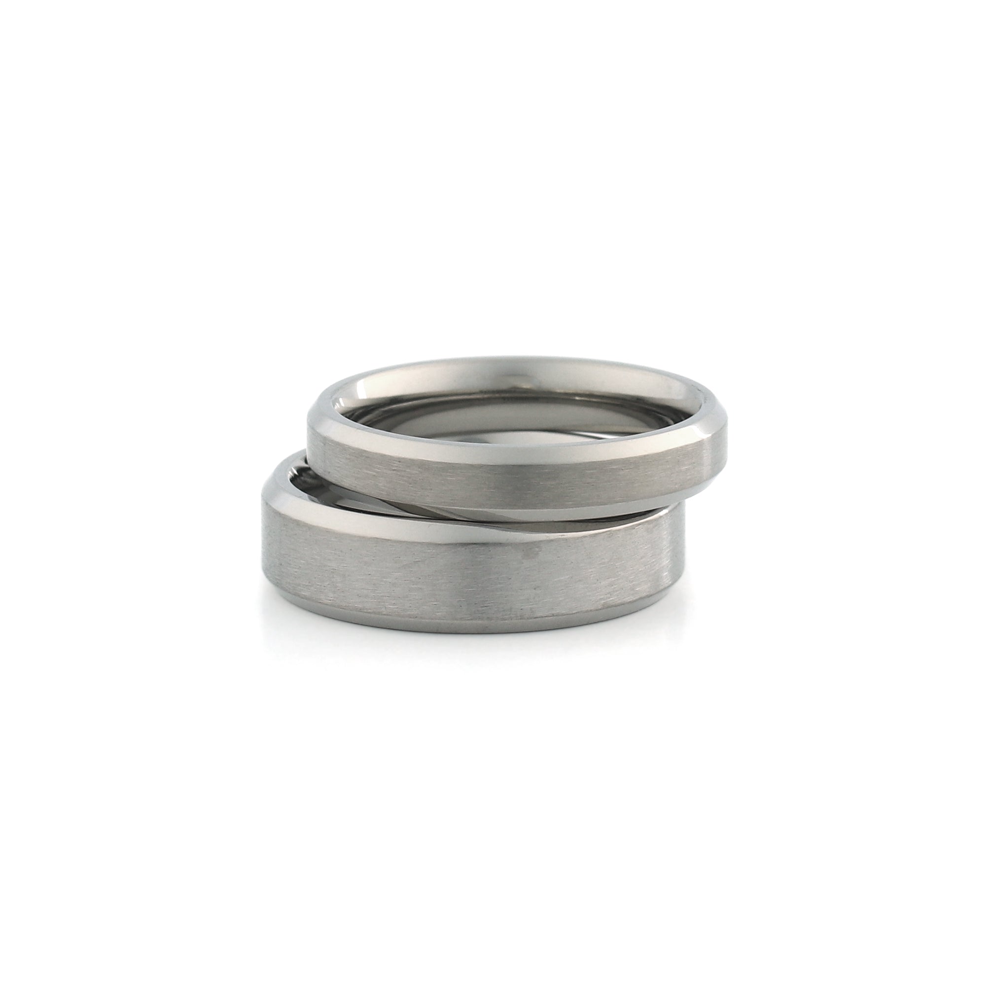 titanium wedding rings for him and her lightweight matching set