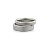 titanium wedding rings for him and her lightweight matching set