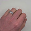 Dome - Mens Silver Engagement Ring