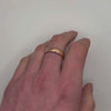 Dome - Rose Gold Polished Tungsten Mens Wedding Ring
