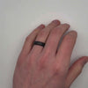 Bevel - Mens Black Wedding Band