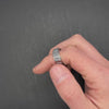 men’s silver tungsten fidget spinner ring stress relief