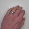Bevel - Male Silver Wedding Band