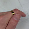 mens gold spinning fidget ring