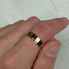rose gold spinning fidget ring for men