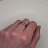 Ridge - Silver & Rose Gold Tungsten Wedding Ring