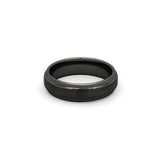 tungsten wedding bands for him in black finish