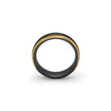two tone tungsten ring for him