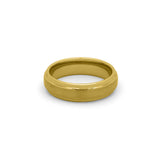 gold tungsten engagement band for him