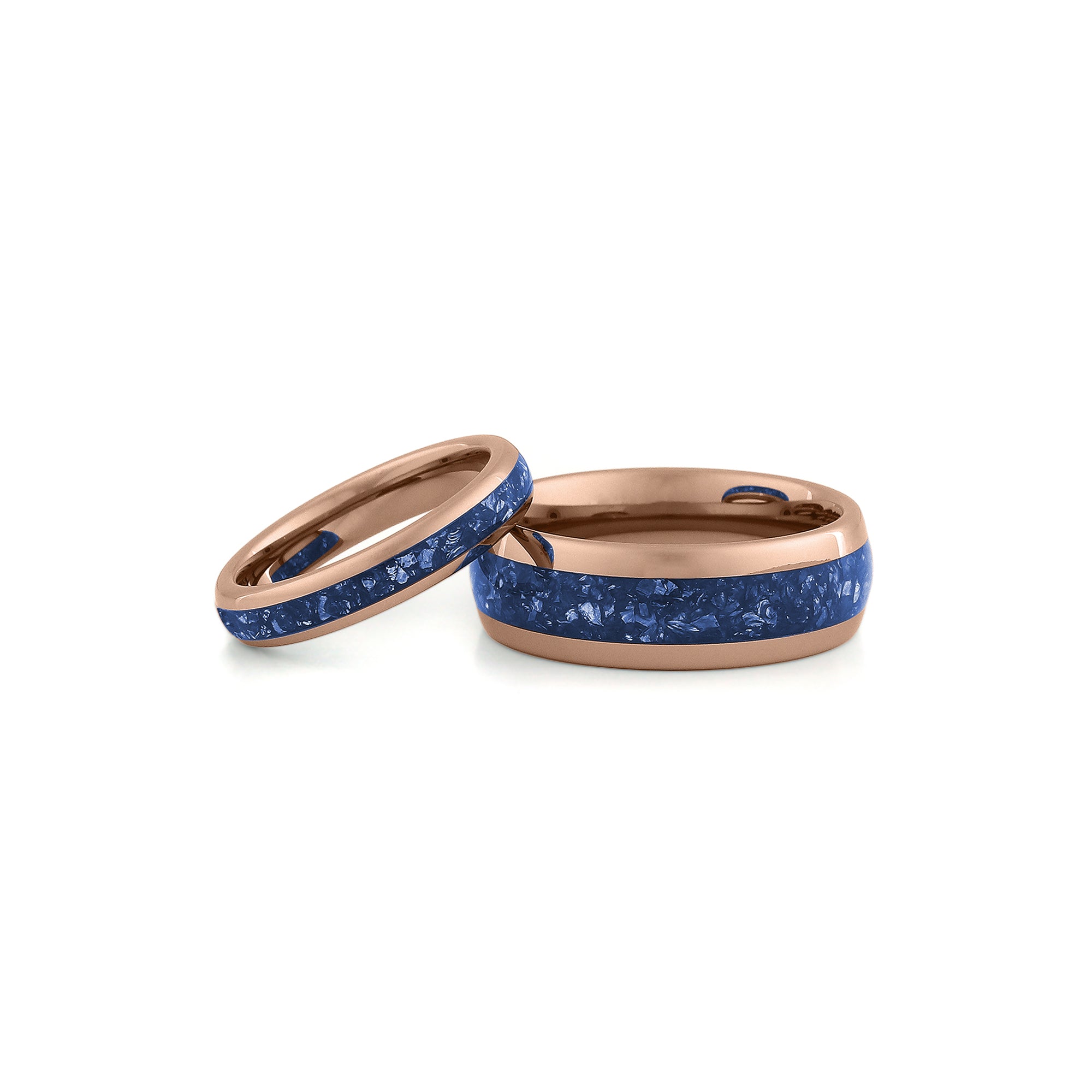 matching blue wedding bands tungsten
