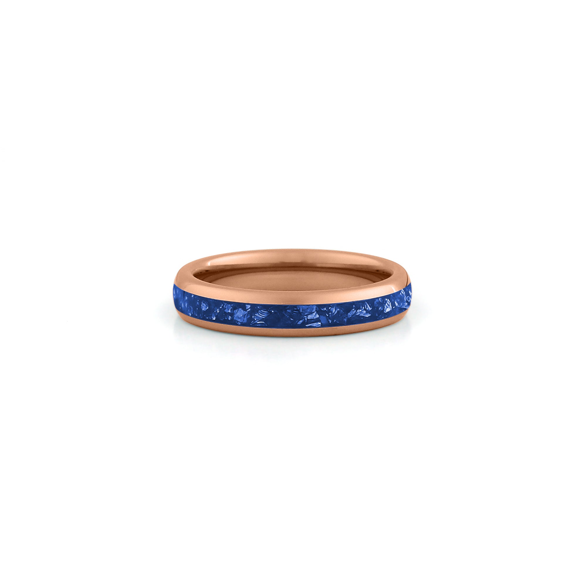 rose gold sapphire ring for him or her