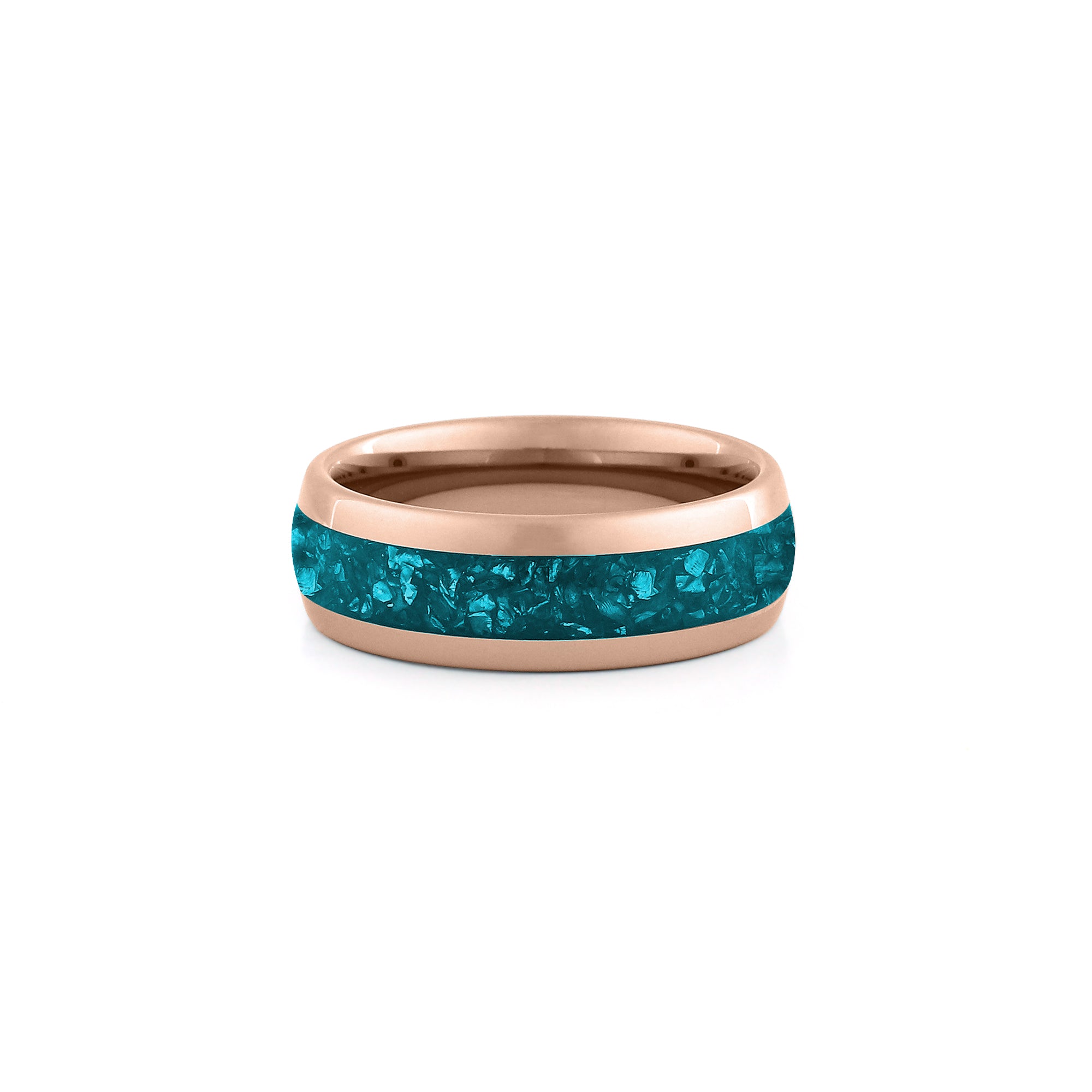 bold turquoise band for men