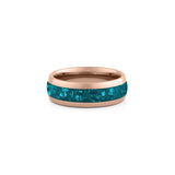 bold turquoise band for men