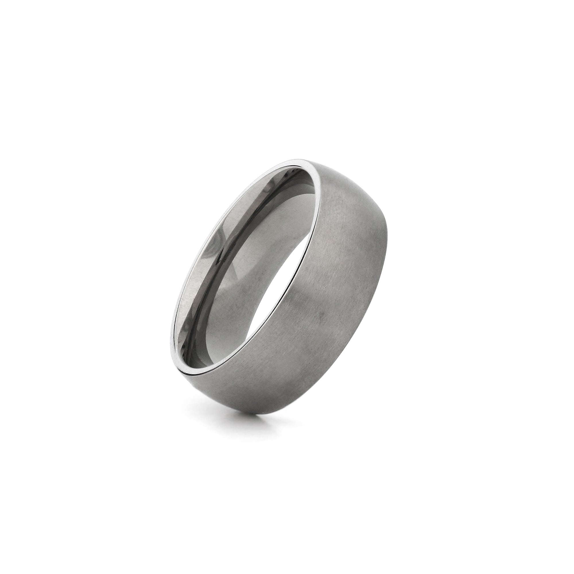 wide titanium wedding ring for men