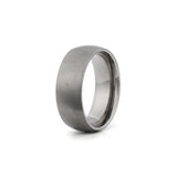 8mm titanium wedding ring for men