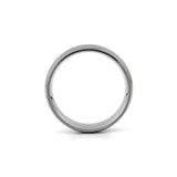 brushed 8mm titanium ring