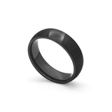 mens black ring titanium