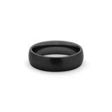 mens titanium black ring