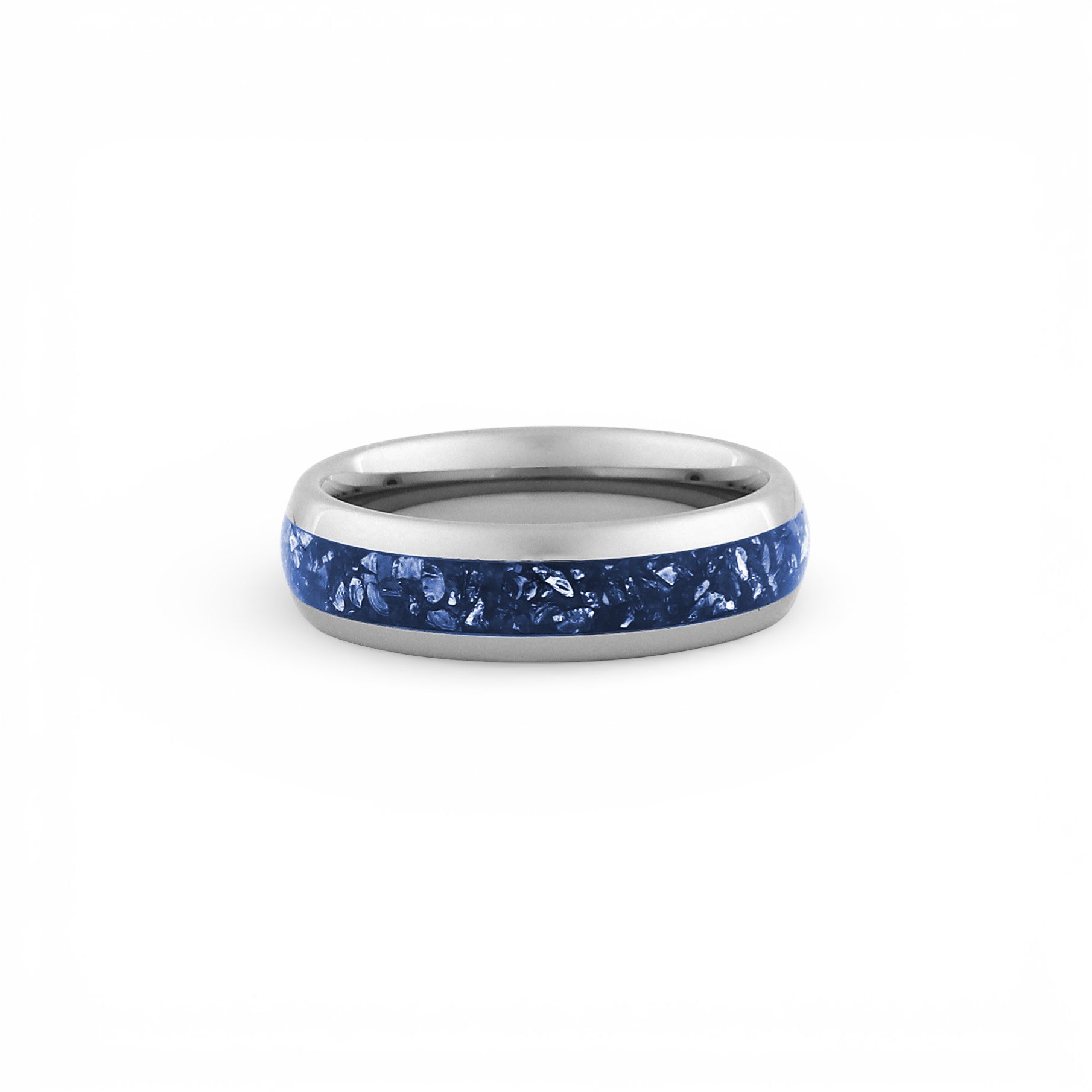 silver sapphire ring for men