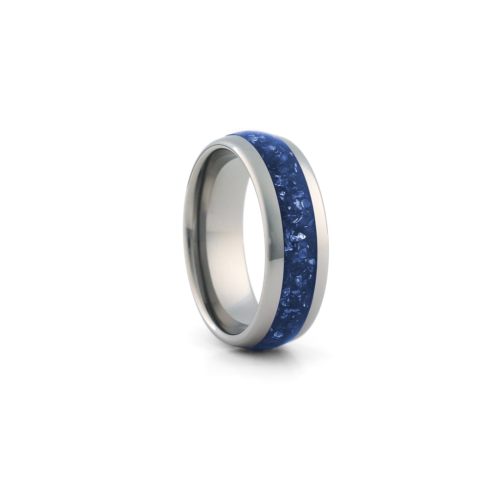 mens sapphire wedding ring silver