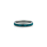 minimal turquoise ring tungsten carbide