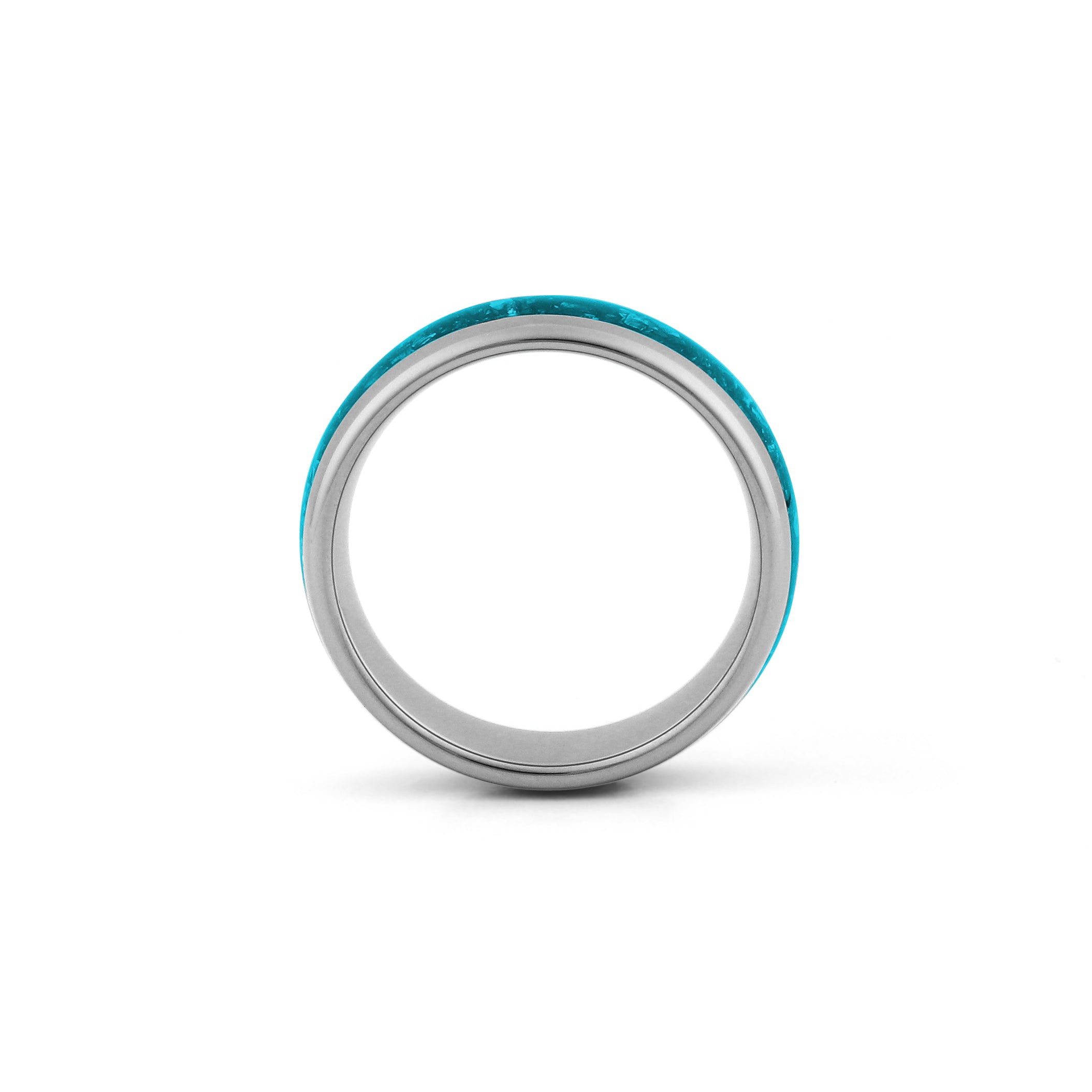 mens turquoise wedding ring silver