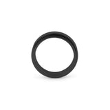 black anxiety ring with spinning band