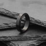 fidget rings for anxiety black finish