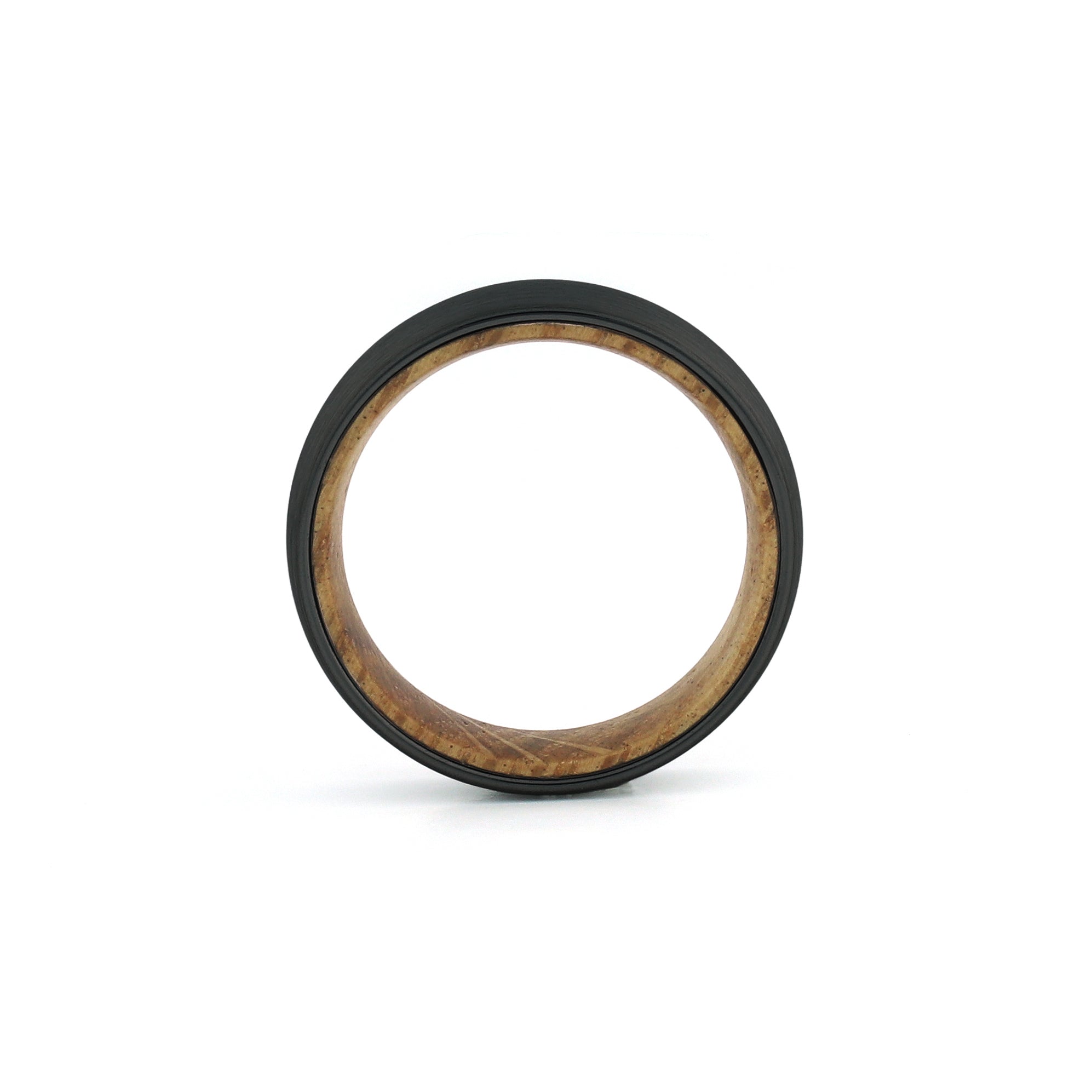 wood rings for men black tungsten